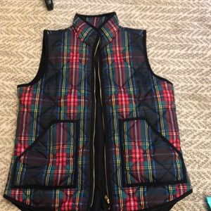 Jcrew tartan vest